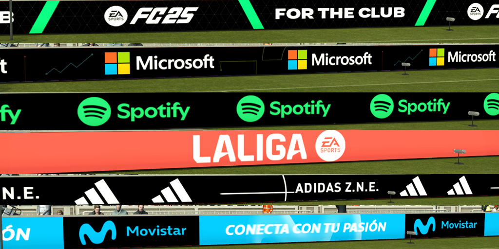 Adboards by codiletser [Premier League | Serie A | LaLiga] 2024/2025 Laligapreviewads